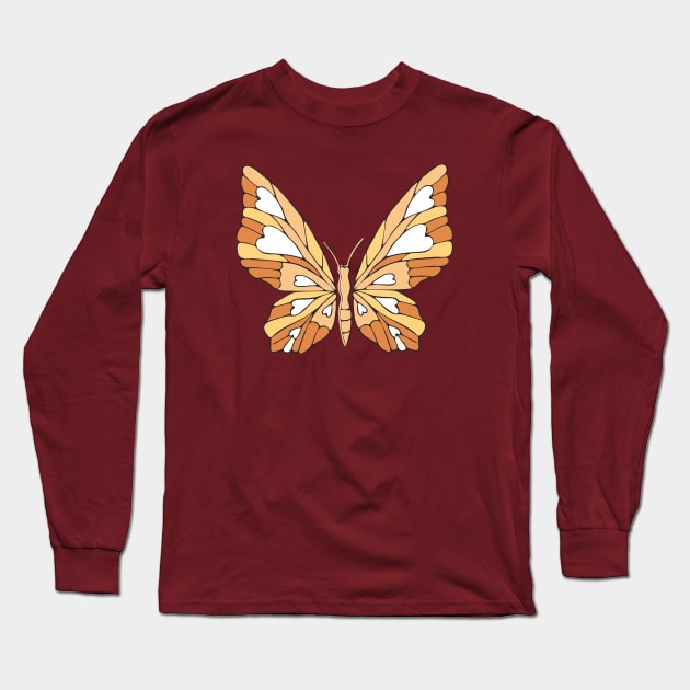 Bronzewing Butterfly Long Sleeve T-Shirt by JetAylor